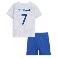 Frankrike Antoine Griezmann #7 Fotballklær Bortedraktsett Barn VM 2022 Kortermet (+ korte bukser)